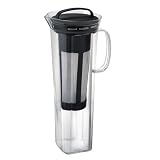 HARIO(ハリオ) コールドブリュー コーヒーピッチャー ライズ 840mL 水出しコーヒー 食洗機対応 トライタン ブラック CBR-12-B