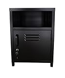 REITZ 鍵付サイドチェスト　扉付き 　ブラック　JAC-01BK