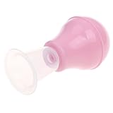 Perfk シリコン　母乳　育児用　マッサージ　乳頭吸引器　扁平　陥没乳頭のケア　乳首拡大　全3色選べる　乳頭アトラクタ - ピンク