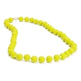Chewbeads Jane Teething Necklace, 100% Safe Silicone - Chartreuse by Chewbeads