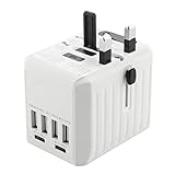 Universal Travel Adapter - 6 in 1 USB Ports (4 USB A Port and 2 Type C