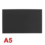 uxcell アクリルシート　ブラック　プラスチック　A5サイズ　148mm x 210mm