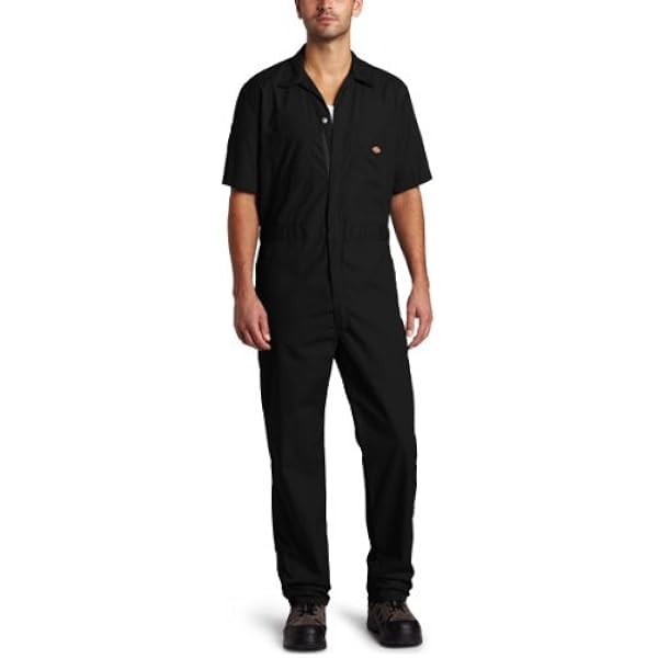 XL！極美品 Dickies ムーンアイズ 半袖 つなぎ オールインワン 黒 楽天