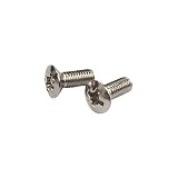 YJB PARTS レバースイッチ用ネジ 2本入り (ミリ, 丸皿 ニッケル)