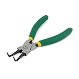 uxcell 内部ベント サークリッププライヤー ペンチ　スプリングロード ベント サークリップ プライヤー ハンドツール