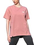 [XEXYMIX] ヨガウェア トップス 半袖 Tシャツ レディース XA5467H オーバーフィット FREE コーラル・アーモンド