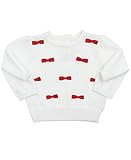 Ruffle Butts【ラッフルバッツ】Winter White Bowtique Sweater(3才) [RB0603-3T]