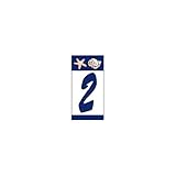 3 " x 6 "セラミックタイルアドレス家番号Nauticalデザイン# 2 2つ