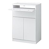 パソコン周りをまとめて収納デスク 60幅 AKT-60 (ホワイト) AKT-60 WH