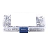 Akozon 六角ネジ 170セット M4ステンレス鋼SS304六角穴付ボルトヘッドボルトボルトとナットセット