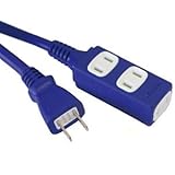 正和電工 ダブルコンストラクションマルチタップ延長コード 3個口 20m 紺 SWM-20VI