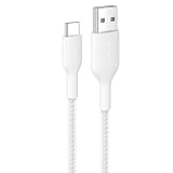 Belkin ケーブル USB-A to USB-C 15W急速充電 高耐久 エコ素材採用 2m ホワイト CAB022fq2MWH