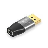 chenyang Mini DisplayPort - DisplayPort(Mini DP to DP)アダプター DisplayPort - Mini DisplayPort コンバーター PC ノートパソコン TV モニター用