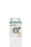 Weil Baby, 2 Tétines en silicone en forme d'Y, âgés de 6 mois et plus