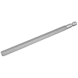 uxcell　六角ねじ回しビット　ドライバービット　150mmの長さ　8mmの先端　PH2　4.5mmの先端　磁気　グレー