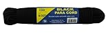 T.W. Evans Cordage 79-102 Para Cord 100 ft. in Black