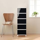 【日本製】LUGS ルームチェスト5段 ダイヤモンドブラック