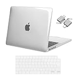 MOSISO 対応機種 MacBook Pro 14インチ ケース M5 M4 M3 M2 M1 A3434 A3112 A3185 A3401 A2918 A2992 A2779 A2442 2025-2021リリース、プラスチック ハードシェルカバー & (日本語 JIS配列)キーボードカバー & 保護フィルム&2つのタイプCアダプター付き(クリスタル クリア)
