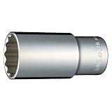 トネ(TONE) ディープソケット(12角) HP4D-30L 差込角12.7mm(1/2") 二面幅30mm