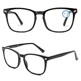 [JO] 老眼鏡高级 おしゃれ メンズ きブルーライトカット紫外線カット UVカットTR90材質2.50ブラック