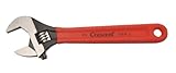 Crescent AT18CV 8-Inch Adjustable Wrench Cushion Grip, Black Phosphate Finish by Crescent