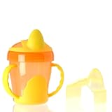 Vital Baby Two Handled Trainer Cup, Orange, 7 Ounce by Vital Baby