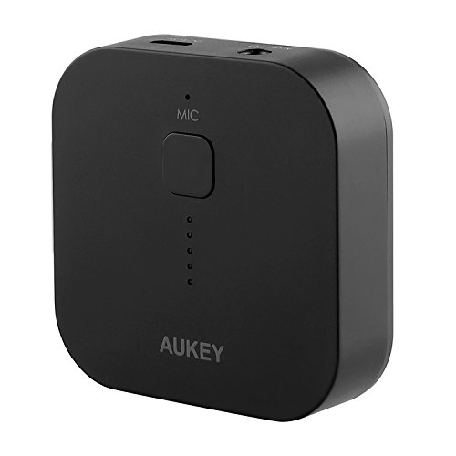 AUKEY Bluetoothレシーバー オーディオレシーバー 無線受信機 3.5mmステレオミニプラグ接続 BR-C1