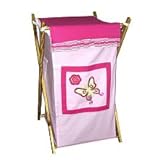 Bacati – GirlsストライプとプレイドHamper