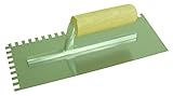 QLT By MARSHALLTOWN 972 11-Inch by 4-1/2-Inch Notched Trowel with Wood Handle [並行輸入品]