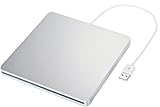 USB2.0 スリム DVDドライブ スロットイン 外付け パソコン用DVDプレーヤー DVD RW CD 高速24X 読み書き対応 TEC-RINGODRIVED