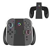 Switch2 Joy-Con用充電グリップ スイッチ2ジョイコン用充電グリップ プレイしながら充電可能 持ち運びに便利 RGBライト付き