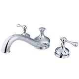 キングストン真鍮ks333 BLヴィンテージRoman浴槽フィラー 8-Inch Adjustable Center KS3331BL 1