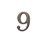 Baldwin 90679.112.CD Solid Brass House Number 9 Venetian Bronze [並行輸入品]