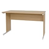 オフィスカグ オフィスデスク 事務机 平机 ナチュラル 幅1200×奥行600×高さ700mm MOD-H1260-N