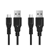 PS4 コントローラー 充電ケーブル 1m 2本 micro USB 急速充電 プレステ4 プレステーション4 Xbox One対応