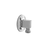 Jaclo 6001-pn 90度水供給エルボEscutcheon、光沢ニッケル