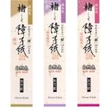 カセン和紙工業　純和紙　楮障子紙　94cm×3.6m　2本セット　S141・楮皮模様入 0296849