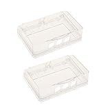 monkeyjack 2ピースクリア透明コンセントウォールプレートカバー、電気ソケット防水ボックス、バスルームソケットスイッチスプラッシュボックス