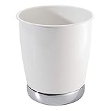 InterDesign (インターデザイン) フタなしゴミ箱 White 21.6 x 21.6 x 24.8 cm 74721EJ [並行輸入品]