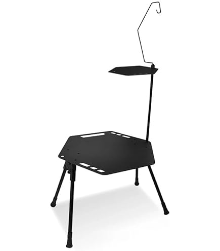 ワイルドアウトドア ヘキサゴン 鉄仮面テーブル アイアンテーブル ヘキサテーブル 61M4VmPNBhL._AC_UF894,