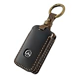 [SKYBELL] キーケース マツダ CX3 CX5 CX8 CX30 CX60 MX30 ロードスター 他 対応 3ボタン 本革 キーカバー スマートキー 鍵ケース 車 スカイベル (ブラック)