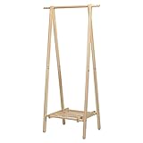 ハンガーラック オープンラック ラック カラー：ナチュラル