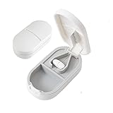 WEETAFFEピルカッター ピルケース 操作簡単 2分割 4分割 薬カッター 抗菌防湿 錠剤カッター