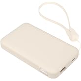 MOTTERU(モッテル) 発火リスクほぼゼロ 準固体モバイルバッテリー 10,000mAh PD30W入出力 半固体電池 燃えにくい 耐久 長寿命 USB-Cストラップケーブル付 残量表示ディスプレイ 2000回サイクル 機内持ち込み可能 iPho