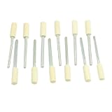 uxcell　バフ研磨ツール　ボブズフェルト　シリンダー　5mm　シャンク　 2.3mm 　12個入り