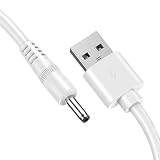 USB to DC 充電ケーブル 5V/2A急速充電 DC延長コード 外径：3.5㎜ 内径：1.35㎜ 電動歯ブラシ 洗顔ブラシ スピーカー 小型マッサージ機など 充電用（1M）