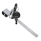 Perfk ステンレス鋼　スライディング　ガラス　ロック　キー付き　ガラスキャビネット　ショーケースなど適用