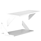John Sterling 0051-8WT Over/Under Shelf Bracket, 8-Inch, White [並行輸入品]