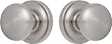 Rockwell IANSRS1410003 Premium Solid Brass Sandhill Privacy Knob, Brushed Nickel Finish by Rockwell