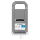 3年保証 PFI-1700C 700ml 互換 インクタンク インクカートリッジ キヤノン CANON 用 imagePROGRAF PRO-2000 PRO-4000 対応 シアン ベルカラー
